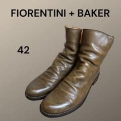 FIORENTINI + BAKER レザーブーツ 42 ブラウン - メルカリ