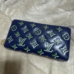 Louis Vuitton 長財布 ネイビー/グリーンのサムネイル