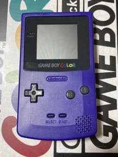 ゲームボーイカラー　パープル【美品】 美品 ゲームボーイカラー パープル GAMEBOY COLOR 展示品 箱付き