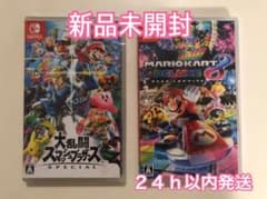 ニンテンドースイッチ 人気ソフト　大乱闘スマッシュブラザーズ　マリオカート8のサムネイル