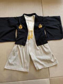 着画あり　袴ロンパース 男の子　80のサムネイル