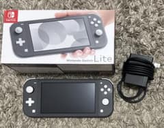 Nintendo Switch Lite 本体 グレー 充電器付きのサムネイル