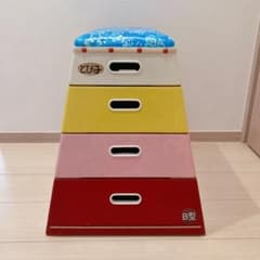 とびっ子 B型 跳び箱 知育玩具 収納箱 - メルカリ