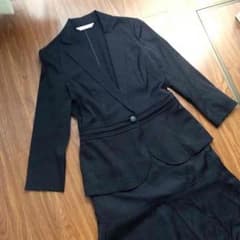【夏用】黒スーツセットアップ♪のサムネイル