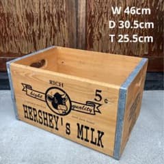 HERSHEY’S MILK ビンテージ 木箱 ウッドボックス レトロ m81889259596_1.jpg?1687720630
