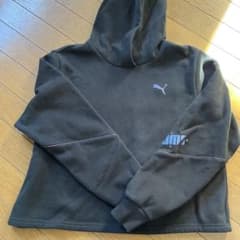 【PUMA】裏起毛クロップドパーカー XLサイズのサムネイル