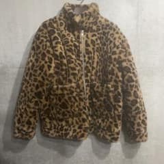mp studio ボアジャケット ファーコート レオパード ヒョウ柄 豹柄
