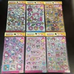 サンリオキャラクターズ キラッとシール2 6枚コンプリートセットのサムネイル