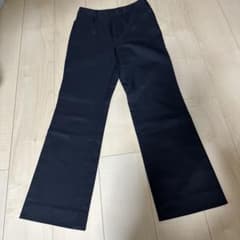 レディース　スラックス　パンツ　黒　M