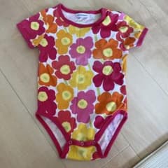 marimekko 花柄ロンパース 74-9Mのサムネイル