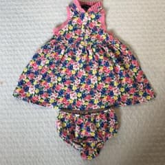花柄ワンピース　パンツつきのサムネイル