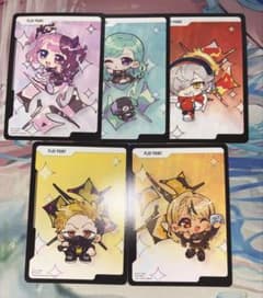クロスタ　プレイポイント　プロモ　4枚xrossstars play party クロスタ プロモ vol.4 プレイポイント 5種 xross stars - メルカリ