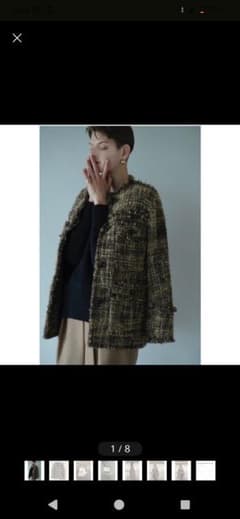 m*t様 NO COLOR TWEED JACKET CLANE - メルカリ