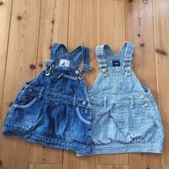 さっち様専用 ベビーGAP デニムジャンパースカート 2枚セットのサムネイル