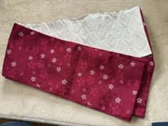 半幅帯 リバーシブル 桜柄 赤系のサムネイル