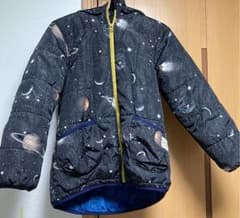 ダウンジャケット(宇宙柄120センチ)のサムネイル