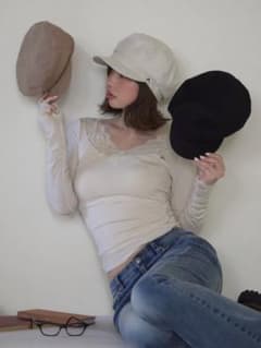 andmary Mary casquette ivory - メルカリ