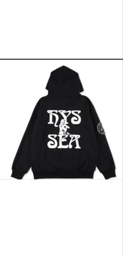 WIND AND SEA×HYSTERIC GLAMOUR パーカー S 黒のサムネイル