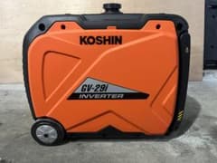 【直接引取限定】工進 KOSHIN GV-29iインバーター発電機 2.9kVAのサムネイル