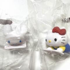 サンリオぞうきんがけレースフィギュア　キティ　シナモン
