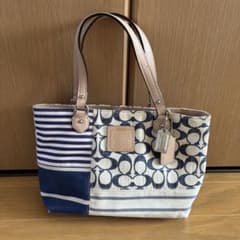 COACH コーチ パッチワークトートバッグ シグネチャーのサムネイル