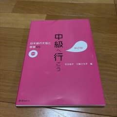 中級へ行こう 日本語の文型と表現55のサムネイル