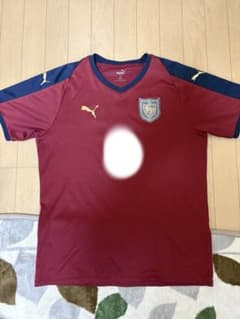 a*1様 相洋サッカー部PUMA 練習着　２枚セット　エンジ　青　XLのサムネイル