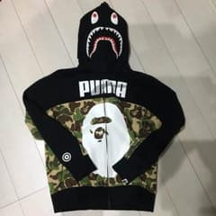 シャークパーカー abathingape×pumaのサムネイル