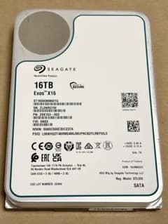 Seagate Exos X16 SATA3 HDD 16TBのサムネイル