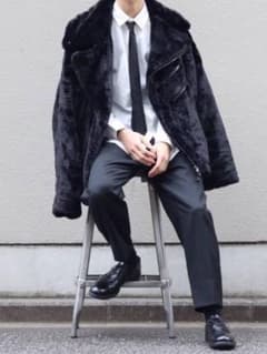 SHAREEF シャリーフ フェイクファー ビッグライダースジャケットのサムネイル