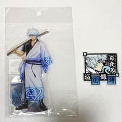 銀魂 坂田銀時 白夜叉 アクリルスタンド アクリルバッジ まるちばーす