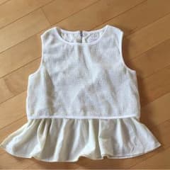 白 ノースリーブ フレアのサムネイル