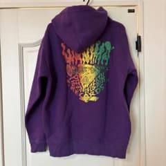 Lサイズ WANIMA パーカー 紫 パープル ピザ - メルカリ