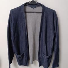 BEAMS HEART カーディガン ネイビー Sサイズのサムネイル