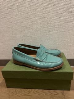 G.H.BASS WEEJUNS BA94010 38サイズ ブルー - メルカリ