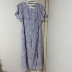 natural couture 花柄ワンピース ラベンダーのサムネイル