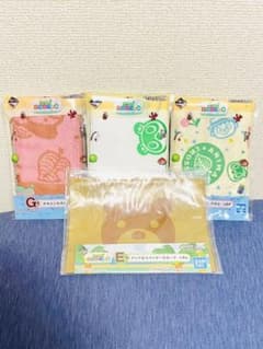 あつまれ　どうぶつの森　一番くじ　1番くじ　G賞タオル　E賞ポーチのサムネイル