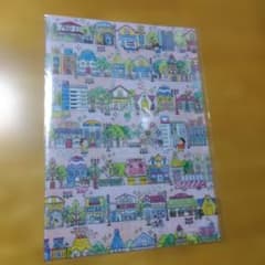 8532 A-4 Clear File Coloring Selection Crayon Shin-chan