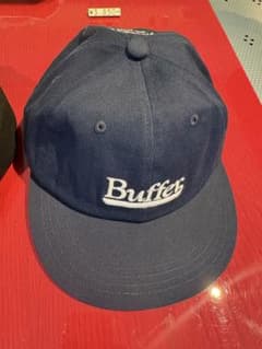 Buffer ロゴ ベースボールキャップ ネイビー - メルカリ