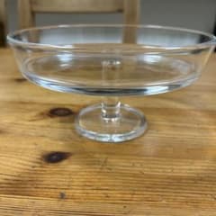 作家 ガラス作家 コンポート フルーツ皿 ケーキ皿 17㎝ 小 - メルカリ