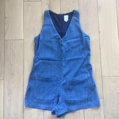ZARA サロペット デニム オーバーオールのサムネイル