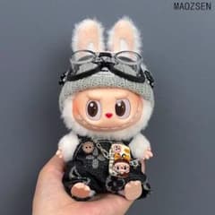 labubu 服 購入前コメント必須 ぬいぐるみ服 labubu ラブブ 15-17cm 第1/2/3世代通用 3点セット