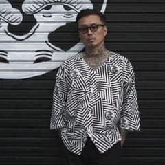 WAX × tradman's コラボ 鯉口シャツ 2025 サイズ大 - メルカリ