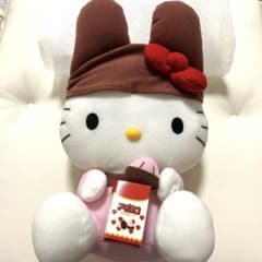 超 激レア ハローキティ✗明治製菓 アポロ ぬいぐるみ 非売品 美品