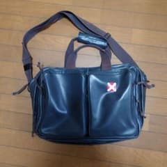 吉田カバン/Luggage Label 合成皮革 ショルダーバッグ黒 - メルカリ