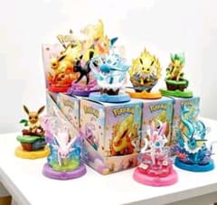 ポケモン イーブイ進化系 フィギュア 9種セット スタチュー ブイズ