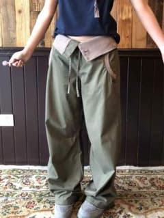 COYSEIO コイセイオ フローフォールド加工 カーキ色 パンツ 即日発送】COYSEIO フローフォールドパンツ - メルカリ