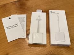 Apple Lightning - USB 3カメラアダプタ MK0W2AM/Aのサムネイル