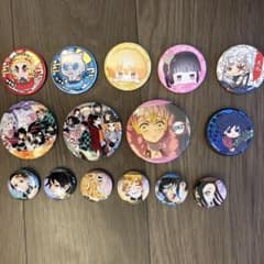 鬼滅の刃 缶バッジ まとめ売り 17点セットのサムネイル
