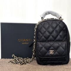 k*i様 CHANEL MAKEUPミニリュック　ブラック　ノベルティ　新品 CHANEL MAKEUPミニリュック ブラック ノベルティ 新品 - メルカリ